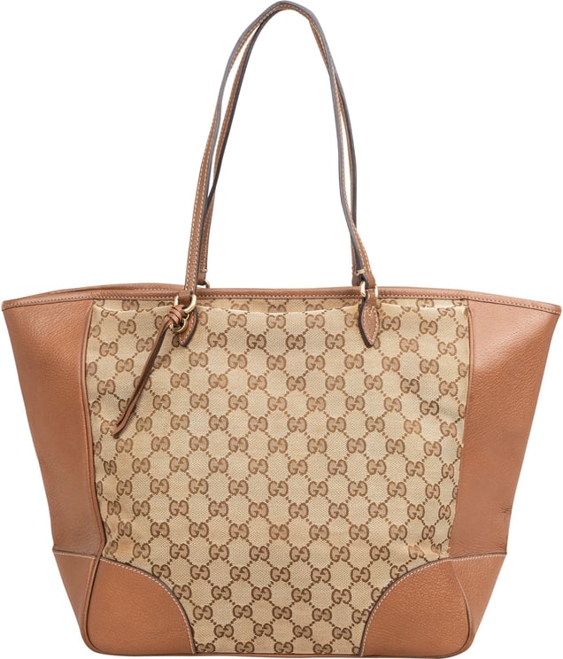 Gucci Gucci Monogram GG Canvas New Britt Tote Shoulder Bag