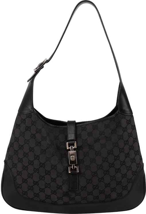 Gucci Gucci Monogram GG Canvas Jackie Shoulder Bag