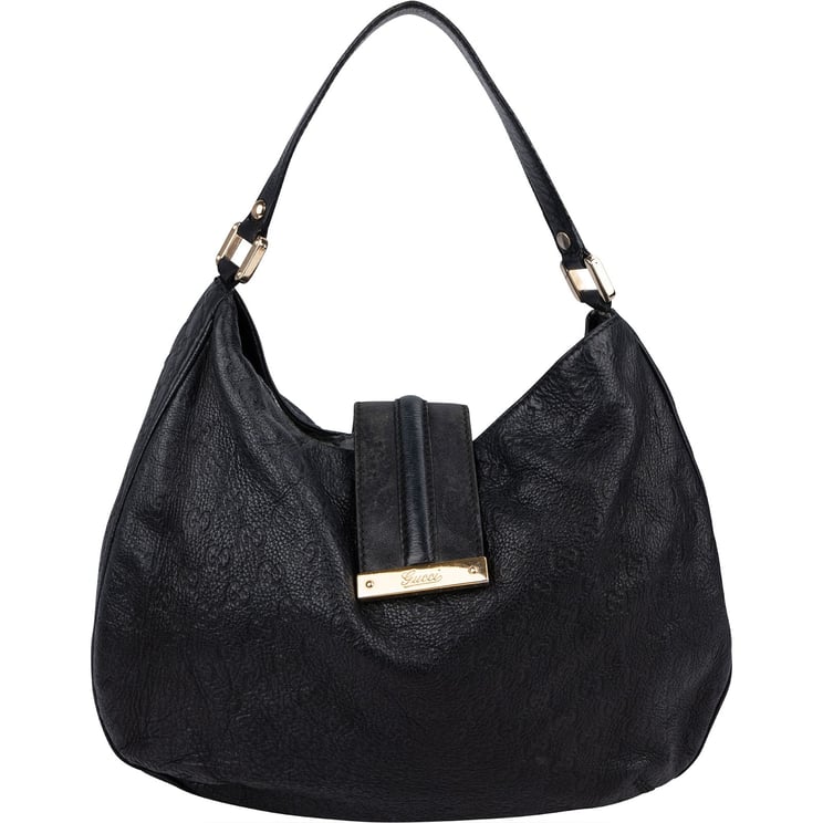 Gucci Gucci Guccissima Leather Hobo Shoulder Bag
