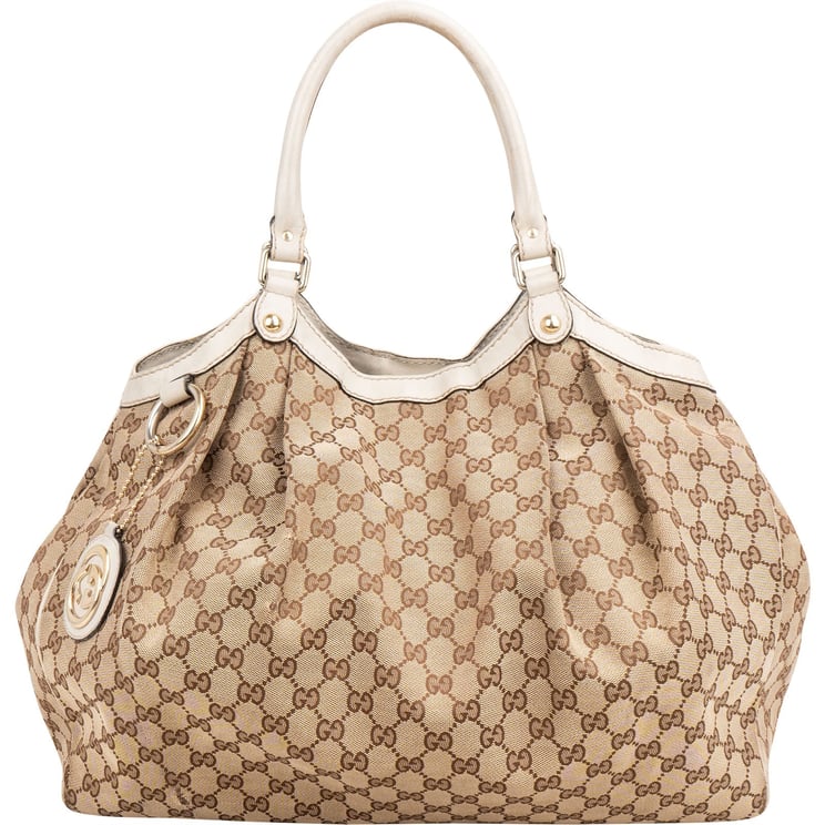 Gucci Gucci Monogram GG Canvas Sukey Shoulder Bag