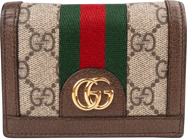 Gucci Gucci Monogram Ophidia GG Card Mini Wallet