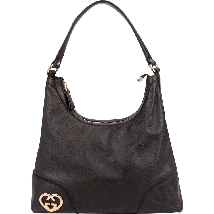 Gucci Gucci Guccissima Leather Lovely Heart Shoulder Bag