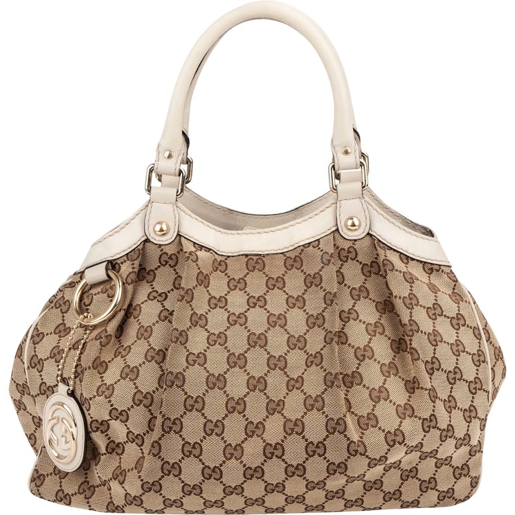 Gucci Gucci Monogram GG Canvas Sukey Handbag