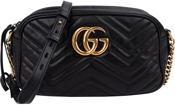 Gucci Gucci Matelassé Leather GG Marmont Camera Crossbody Bag