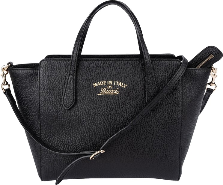 Gucci Gucci Pebbled Leather Swing Small Tote Shopper Handbag