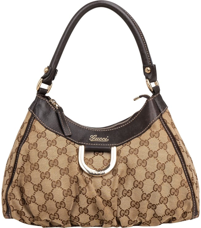 Gucci Gucci Monogram GG Canvas Abbey D-Ring Hobo Shoulder Bag