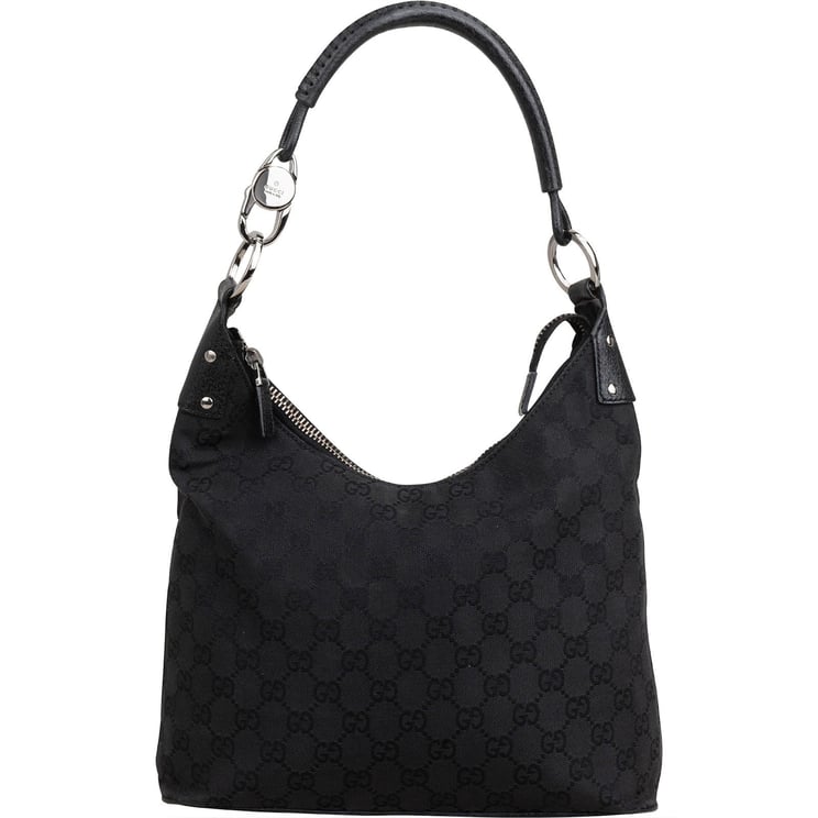 Gucci Gucci Monogram GG Canvas Hobo Shoulder Bag