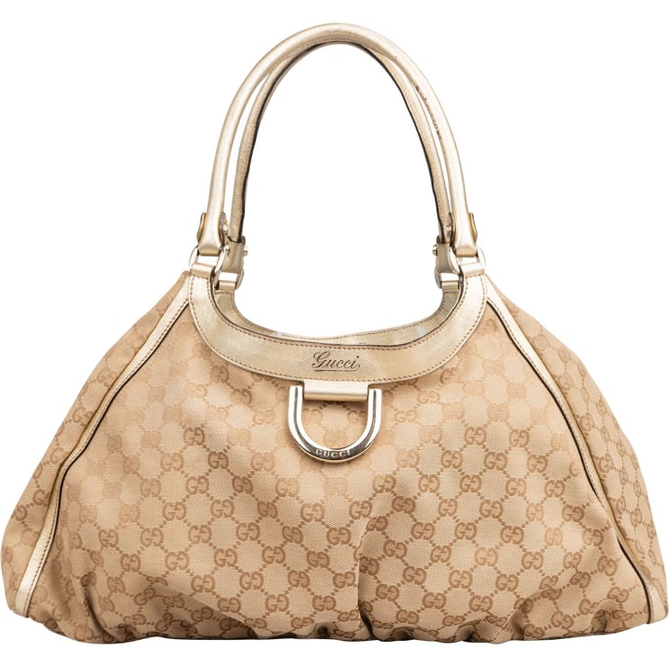 Gucci Gucci Monogram GG Canvas Abbey D-Ring Hobo Shoulder Bag