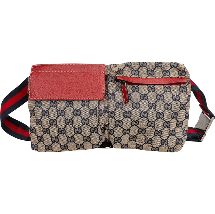 Gucci Gucci Monogram GG Canvas Crossbody Belt Bag