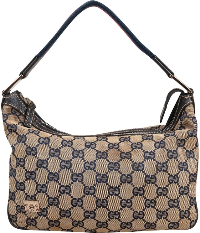 Gucci Gucci Monogram GG Canvas Pochette Shoulder Bag