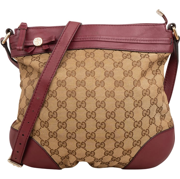 Gucci Gucci Monogram GG Canvas Princy Messenger Crossbody Bag