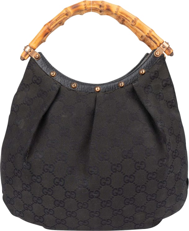 Gucci Gucci GG Monogram Bamboo Handbag