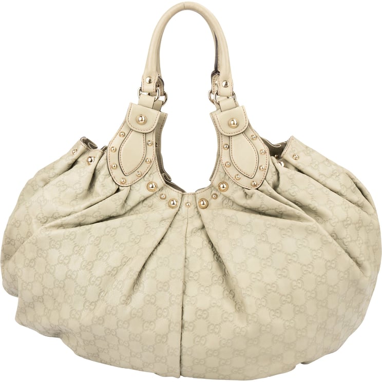 Gucci Gucci Leather GG Monogram Pelham Handbag