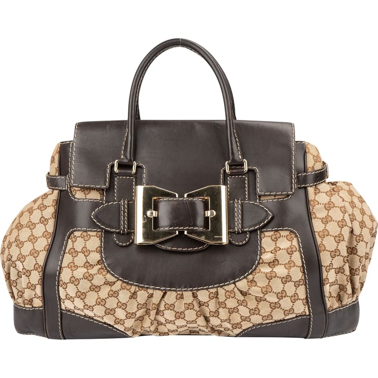 Gucci Gucci GG Monogram Big Ribbon Handbag
