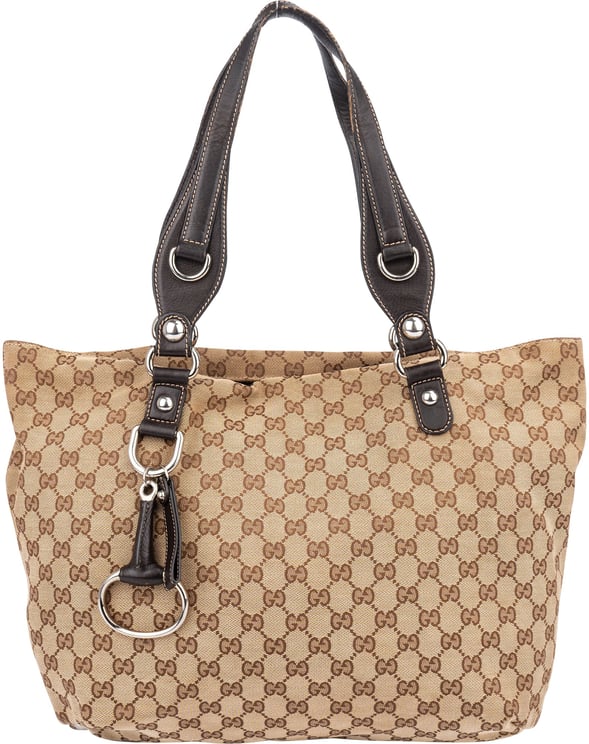 Gucci Gucci GG Monogram Horsebit Handbag