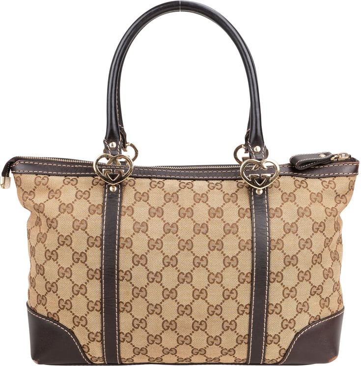 Gucci Gucci GG Monogram Heart Handbag