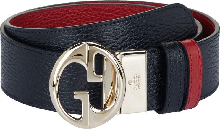Gucci Gucci Wendegürtel schwarz-rot