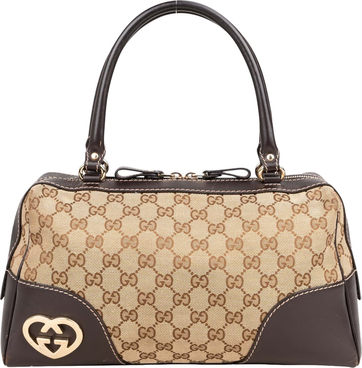 Gucci Gucci GG Monogram Heart Britt Handbag