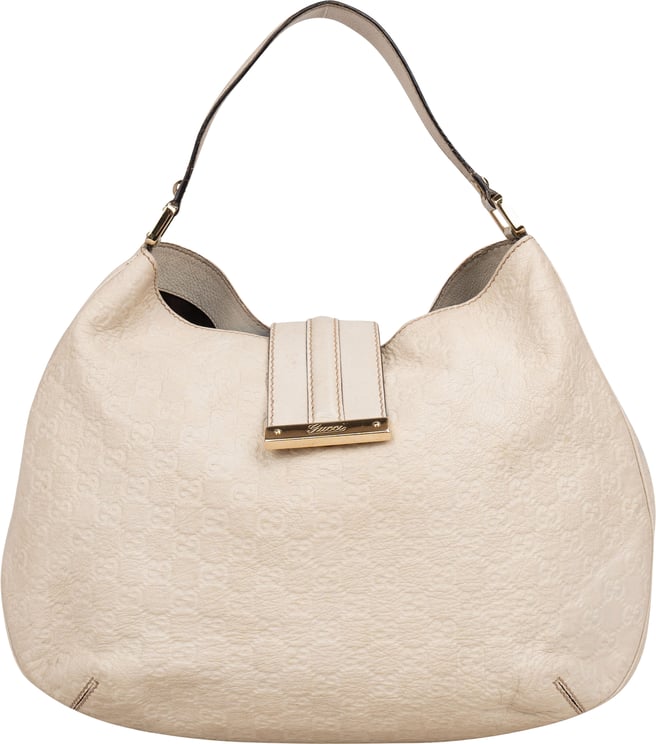 Gucci Gucci Leather GG Monogram Guccissima Handbag