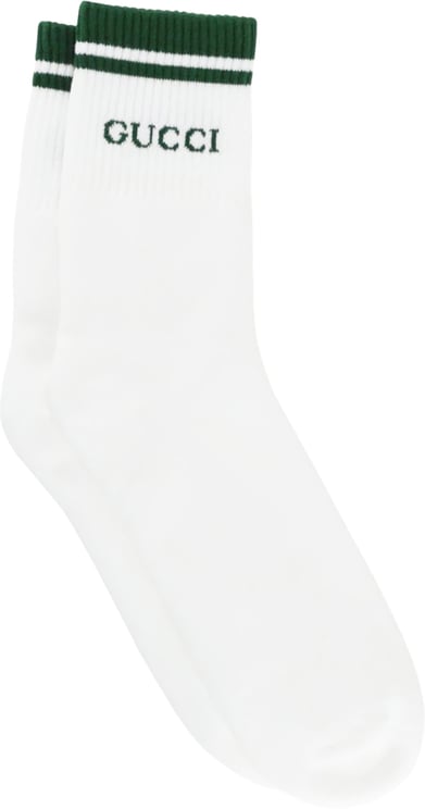 Gucci Embroidered Logo Socks