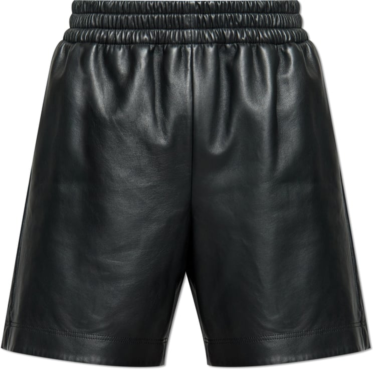 Gucci Black Matte Finish Elastic Waist Shorts