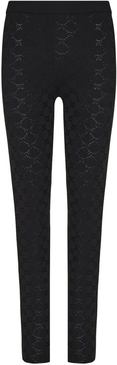 Gucci High-Waisted Slim Fit Textured Pants