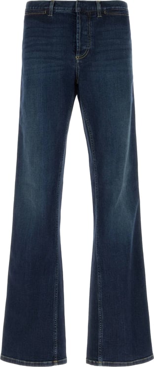 Gucci Blue Pant Flared Denim Trousers