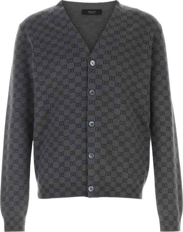 Gucci Cardigan Wool V-Neck Knitwear