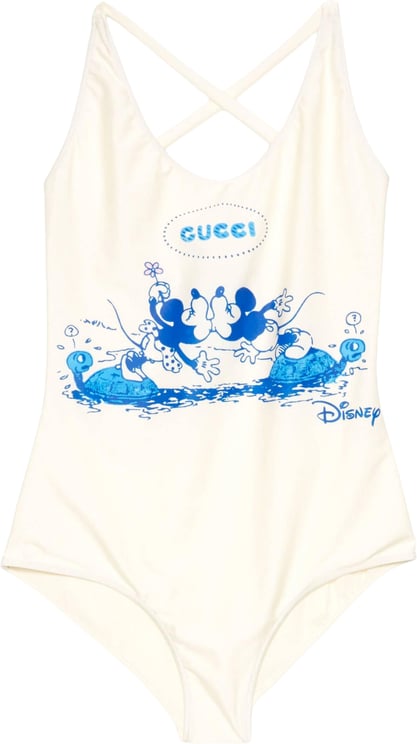 Gucci X Disney Logo One Piece Swimsuit