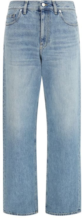 Gucci Gucci Blue Cotton Straight-Leg Jeans