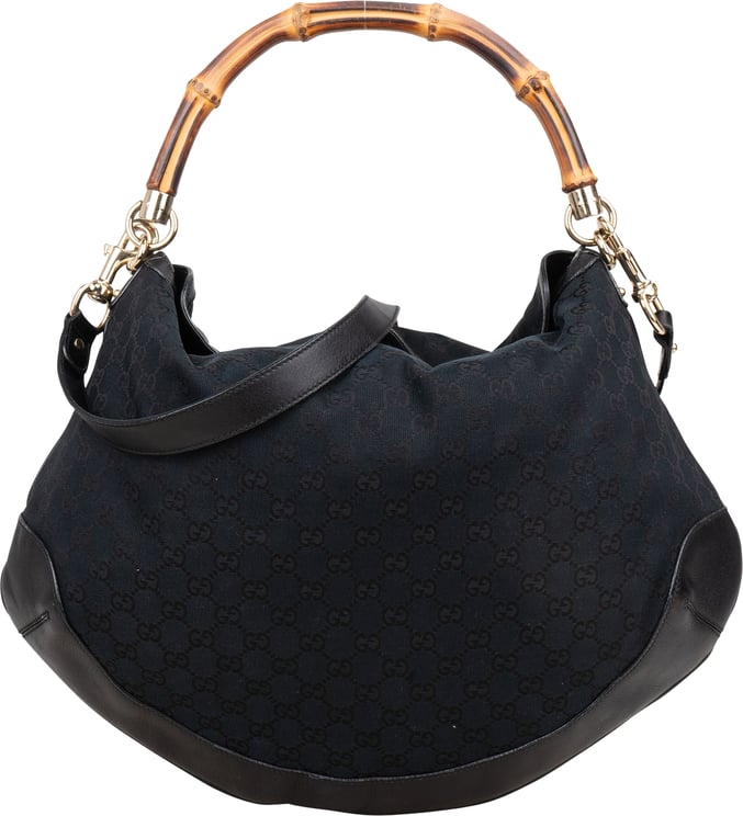 Gucci Gucci GG Monogram Bamboo Peggy Handbag