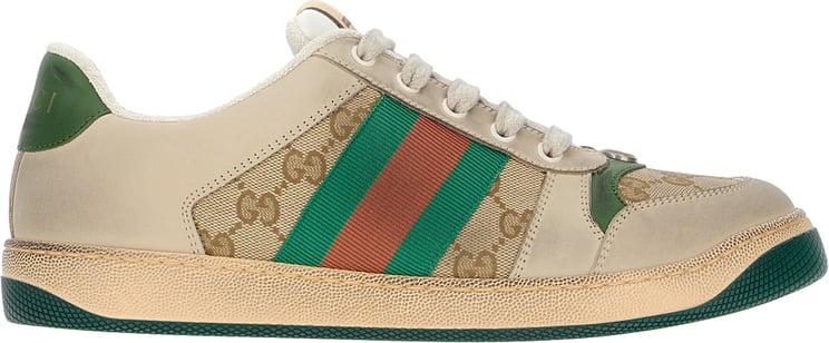 Gucci Gucci Multicolor leather and GG Supreme fabric Screener sneakers
