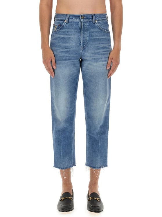 Gucci Carrot Fit Jeans with Tapered Silhouette