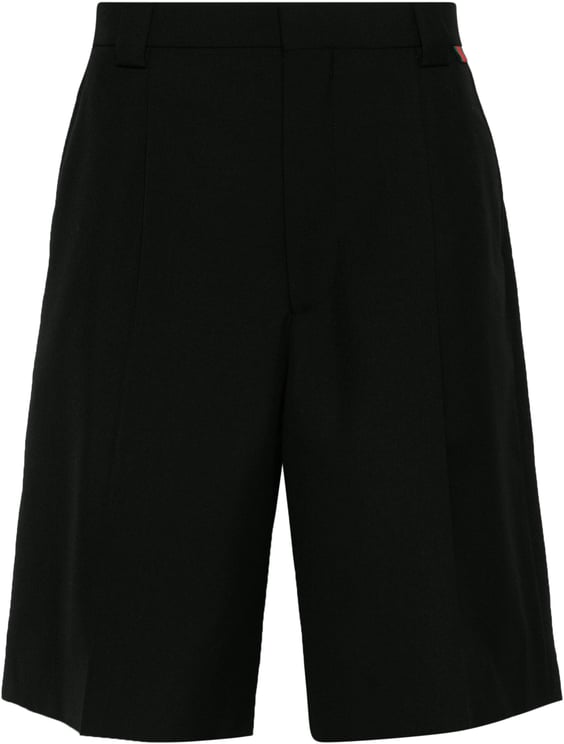 Gucci Black Twill Wool Blend Tailored Shorts