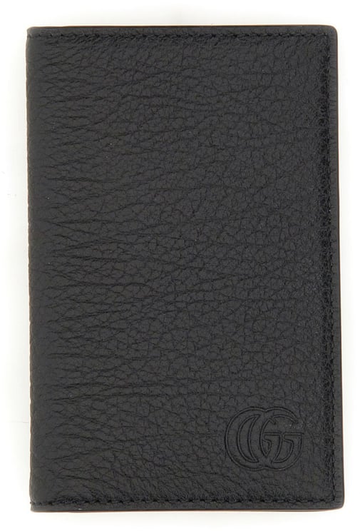 Gucci Textured Calfskin Wallet with Subtle Embossed Logo