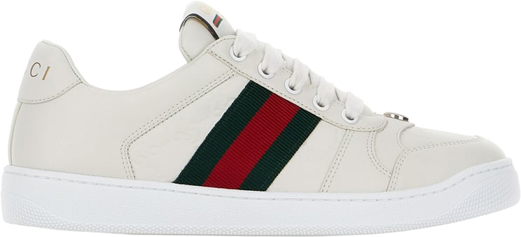 Gucci Gucci White nappa leather sneakers