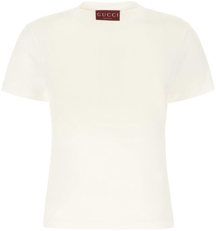 Gucci Gucci Ivory cotton t-shirt
