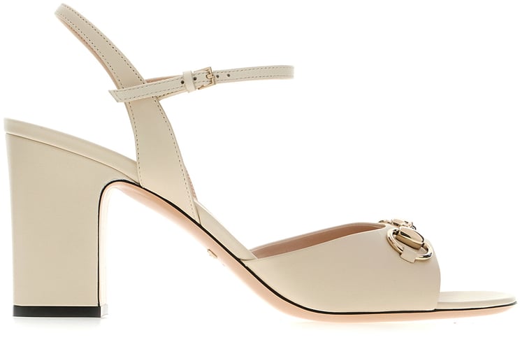 Gucci Gucci Chalk leather sandals