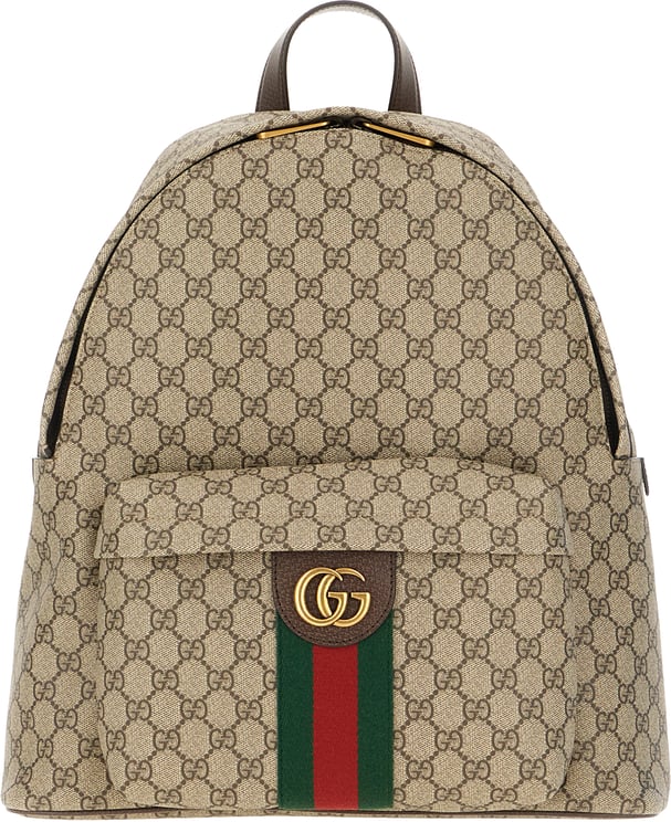 Gucci Gucci Printed canvas medium Ophidia backpack