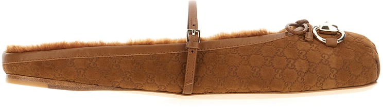 Gucci Gucci Camel suede mules