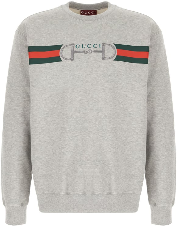 Gucci Gucci Melange grey cotton sweatshirt