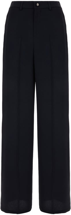 Gucci Gucci Midnight blue viscose blend pants