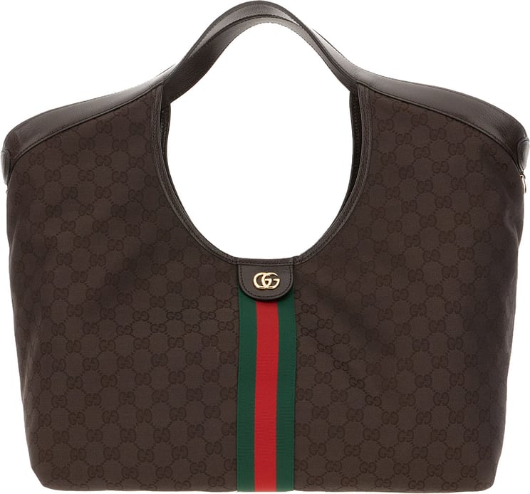 Gucci Gucci GG Supreme fabric Large Giglio shopping bag