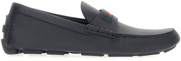 Gucci Gucci Midnight blue leather Driver loafers