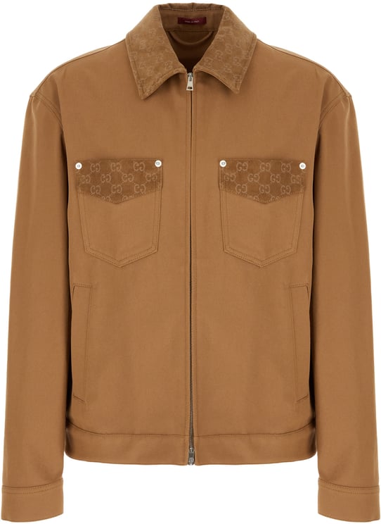 Gucci Gucci Brown cotton jacket