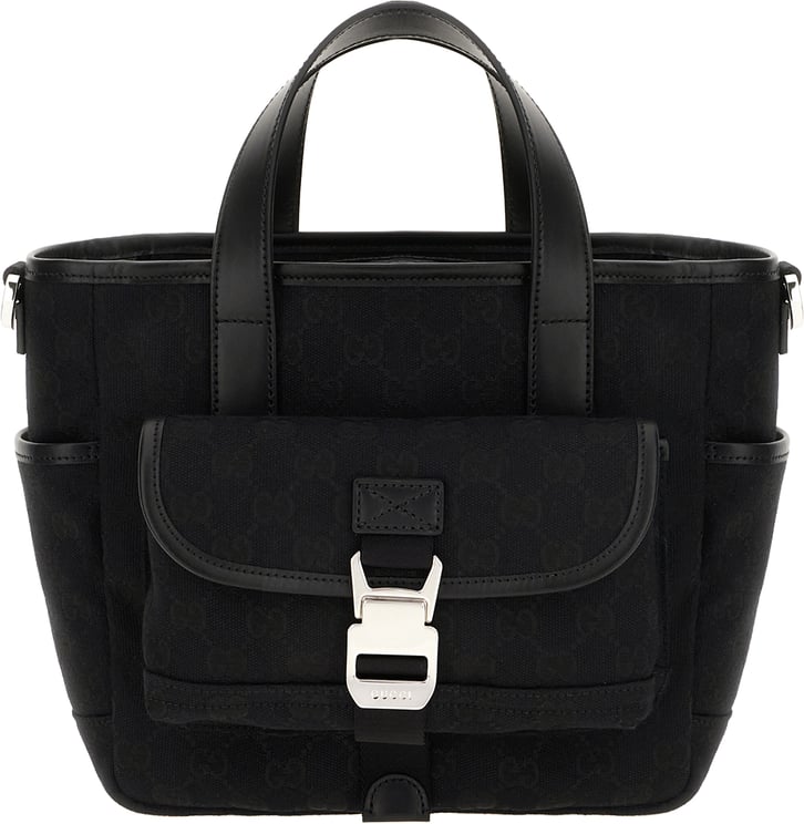 Gucci Gucci Embroidered canvas handbag
