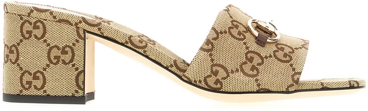 Gucci Gucci GG fabric mules