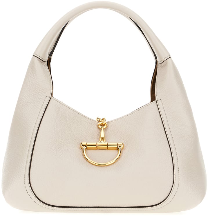 Gucci Gucci Chalk leather Softbit handbag