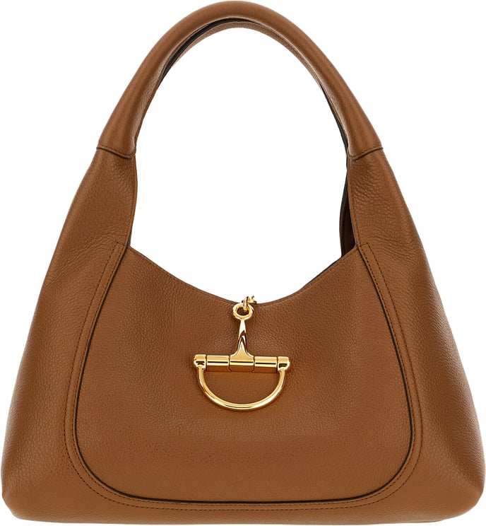 Gucci Gucci Brown leather Softbit handbag