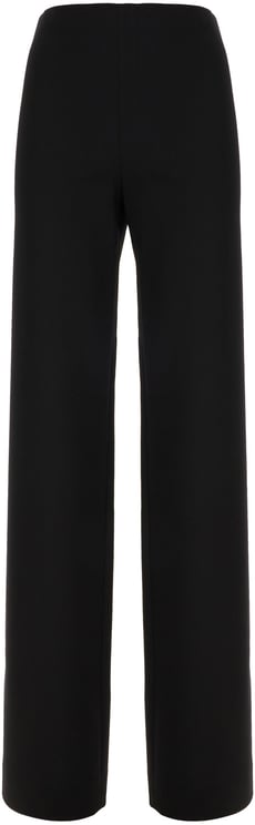 Gucci Gucci Black stretch wool blend wide-leg pant